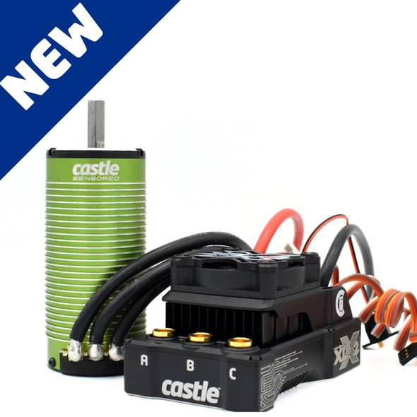 Castle Creations MAMBA XLX2, 8S, 33.6V ESC w/ 1721 - 1260KV Sensored Brushless Motor 010-0167-03