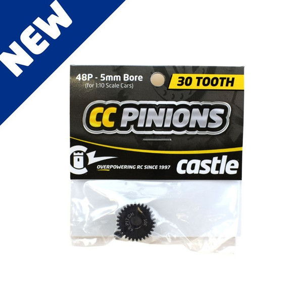 Castle Creations 010-0065-49 CC Pinion Gears 30T-48 Pitch 5mm Bore for 1/10 Cars