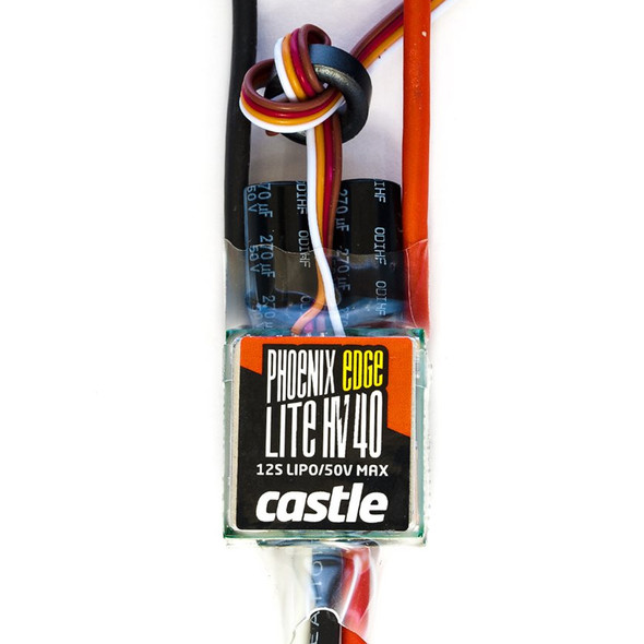 Castle Creations PHOENIX EDGE LITE HV 40 AMP ESC, 12S / 50.4V, NO BEC 010-0116-00