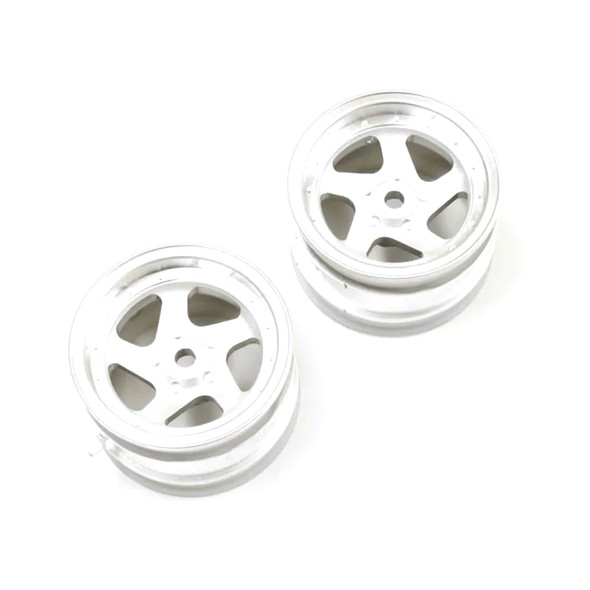 Kyosho OTH244SCB 5SP Wheels 43mm Satin / Chrome (2pcs) for Optima