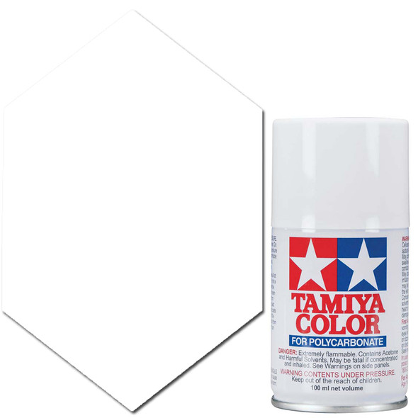Tamiya Polycarbonate PS-1 White Spray Paint 86001