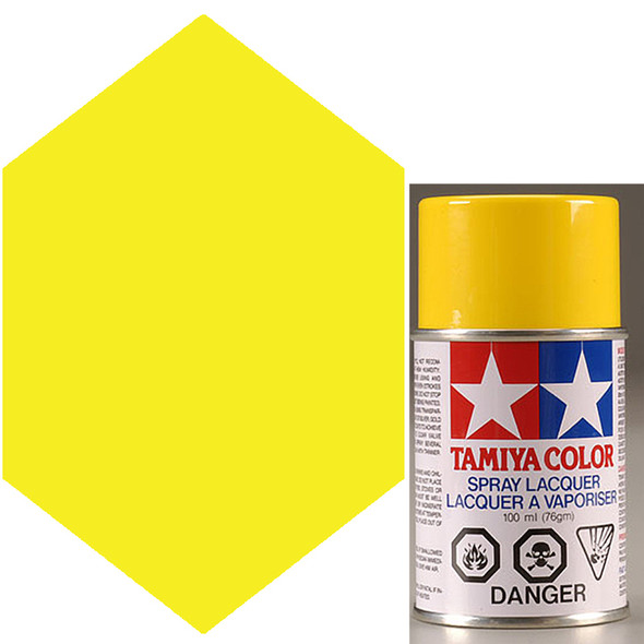 Tamiya Polycarbonate Yellow Spray Paint PS-6