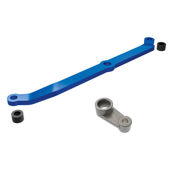 Traxxas 9748-BLUE Aluminum Steering Link w/ Metal Servo Horn / Spacers for TRX-4M