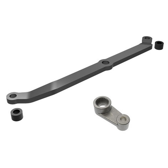 Traxxas 9748-GRAY Aluminum Steering Link w/ Metal Servo Horn / Spacers for TRX-4M