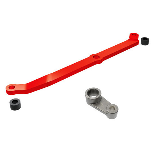 Traxxas 9748-RED Aluminum Steering Link w/ Metal Servo Horn / Spacers for TRX-4M