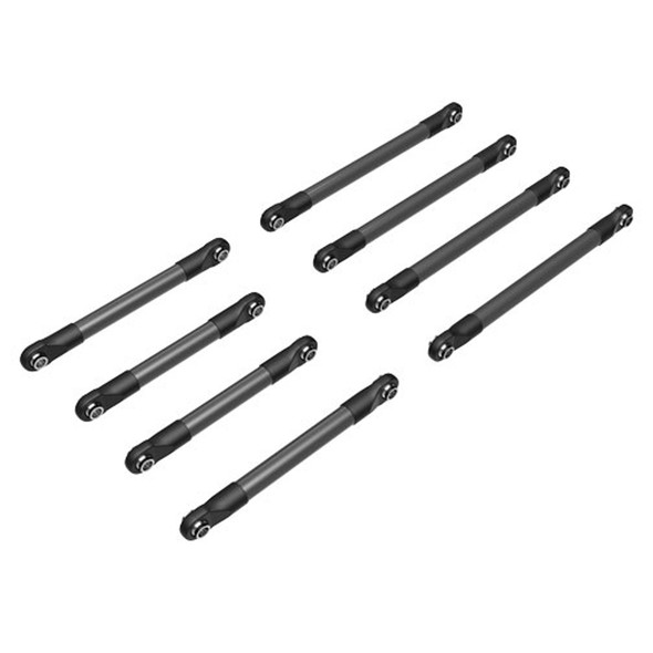 Traxxas 9749-GRAY Heavy-Duty Aluminum Suspension Link Set for TRX-4M