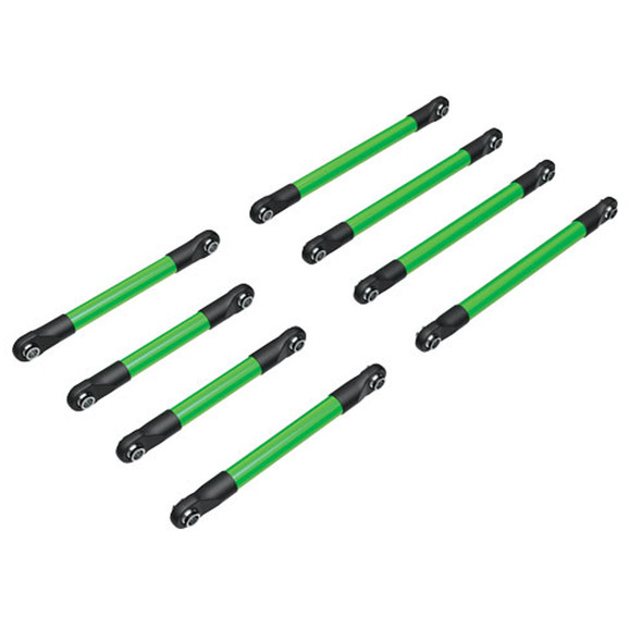 Traxxas 9749-GRN Heavy-Duty Aluminum Suspension Link Set Green for TRX-4M