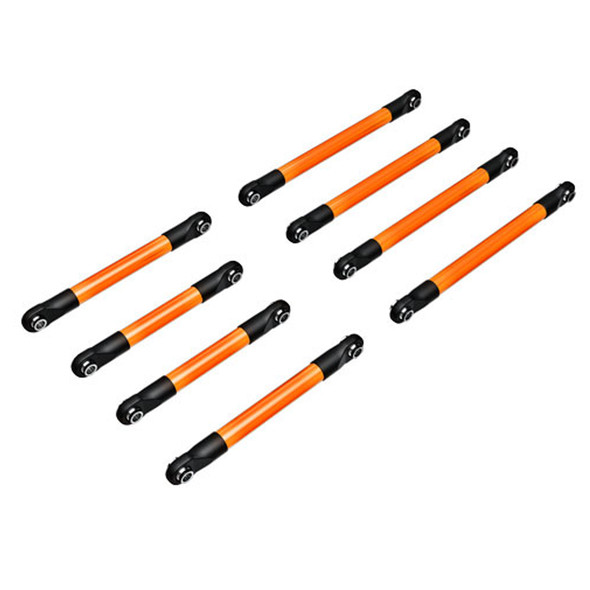 Traxxas 9749-ORNG Heavy-Duty Aluminum Suspension Link Set Orange for TRX-4M