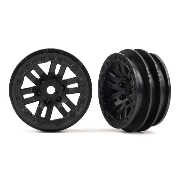 Traxxas 9768 Multi-Spoke Wheels 1.0'' - Black (2) for TRX-4M