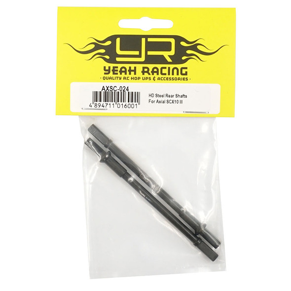 Yeah Racing AXSC-024 HD Steel Rear Shafts : Axial SCX10 III