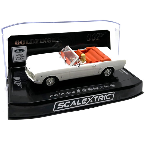 Scalextric C4404 James Bond Ford Mustang – Goldfinger 1/32 Slot Car