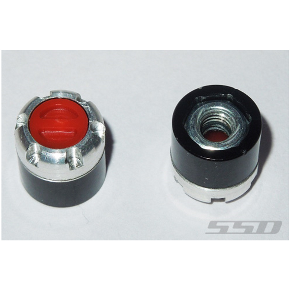 SSD RC SSD00011 Scale Locking Hubs Red