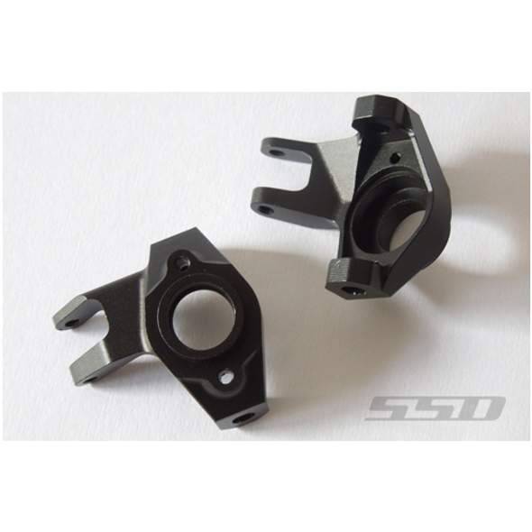 SSD RC SSD00144 Pro Aluminum Knuckles Black for SCX10 II