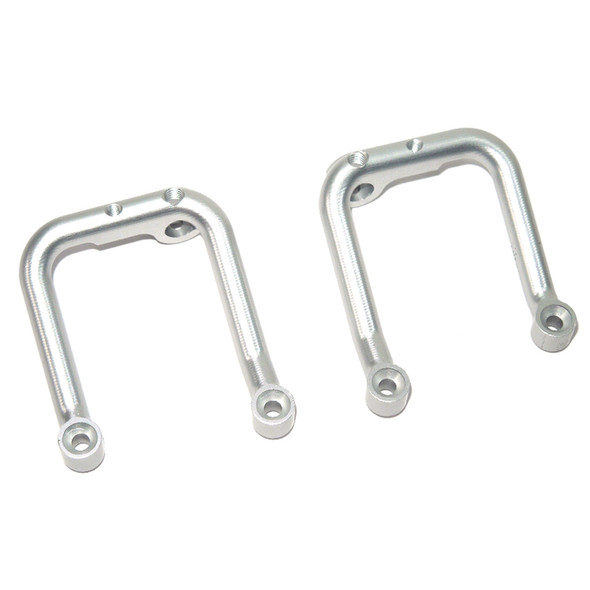 SSD RC SSD00358 Trail King Aluminum Wide Front Shock Hoops Silver