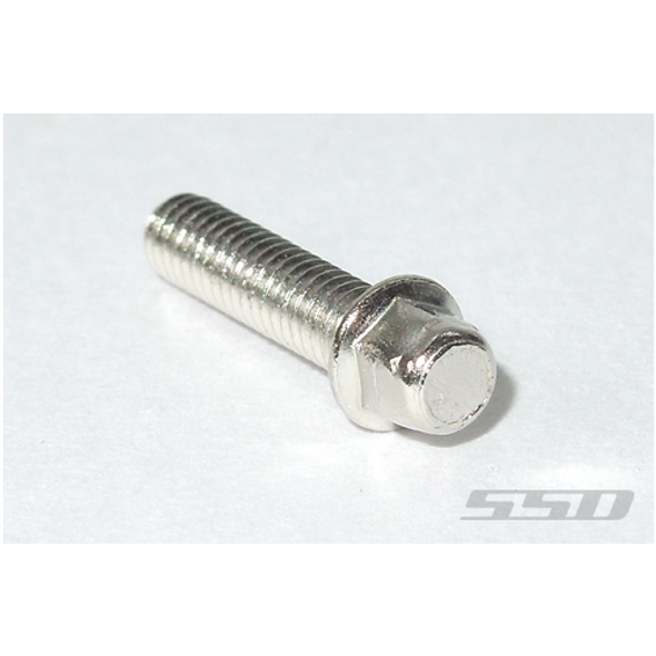 SSD RC SSD00409 Silver M2.5 x 10mm Scale Wheel Bolts (30)