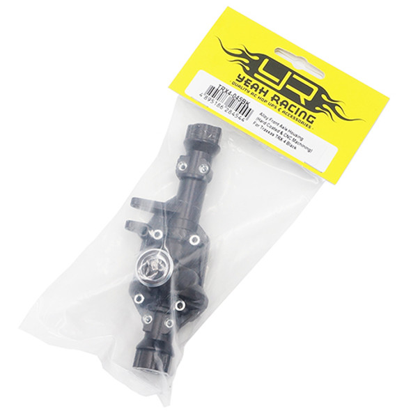 Yeah Racing TRX4-045BK Alloy Front Axle Housing Titanium Coated :Traxxas TRX-4 Black