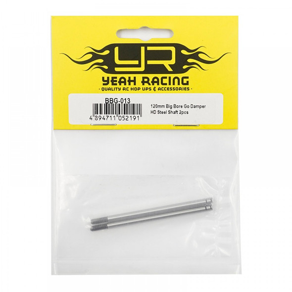 Yeah Racing BBG-013 120mm Big Bore Go Damper HD Steel Shaft (2Pcs)