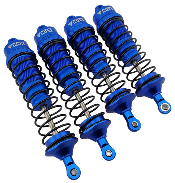 NHX RC Adjustable Front Rear Shocks Damper for 1/8 Kraton Outcast Typhon - Blue