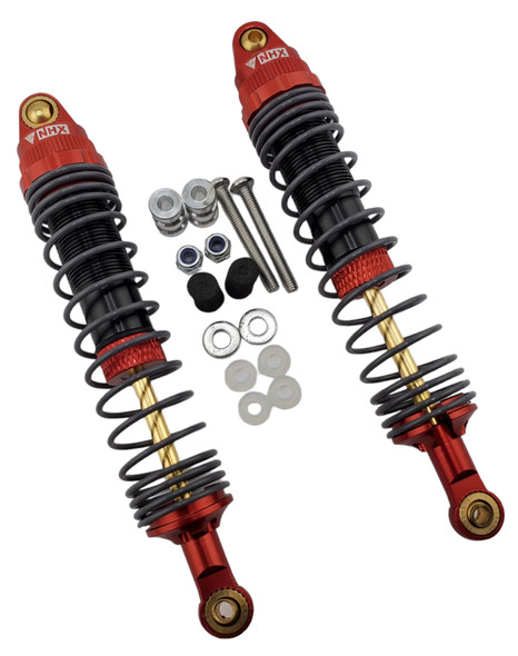 NHX RC Adjustable 113mm Shocks Damper 1/10 Scale Crawler - Red