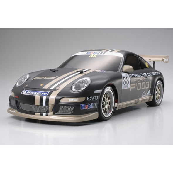 Tamiya 51336 1/10 RC Clear Body Set Porsche 911 GT3 Cup VIP 2007