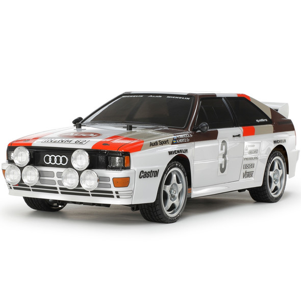 Tamiya 58667-60A 1/10 RC Audi Quattro A2 TT-02 4WD On-Road Racing Car Kit