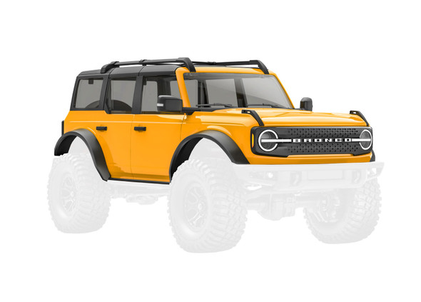 Traxxas 9711-CYBER Complete 1/18 Ford Bronco Body Cyber Orange for TRX-4M