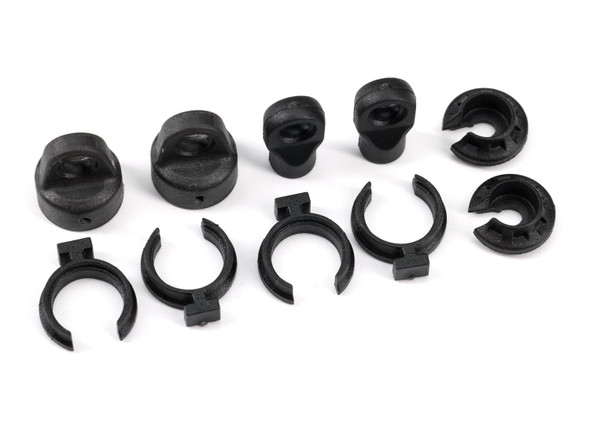 Traxxas 9762A Rebuild Kit (Shock cap (2) spring perch (2) rod end (2) for 1/18 TRX-4M