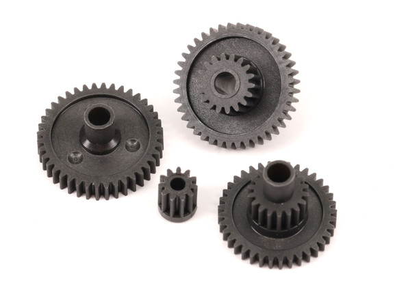 Traxxas 9776 High-Range Transmission Gear Set Black w/ Pinion Gear for TRX-4M