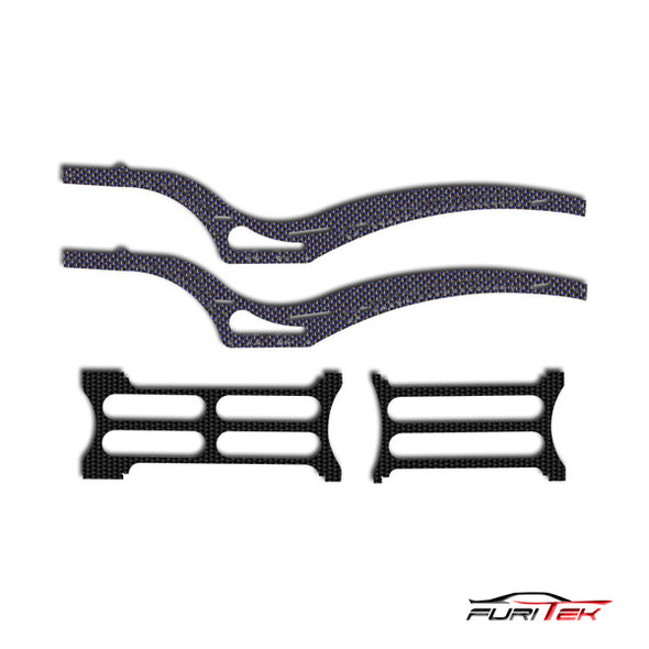 Furitek Scythe CF Rail Frame for SCX24 Jeep Gladiator - Black