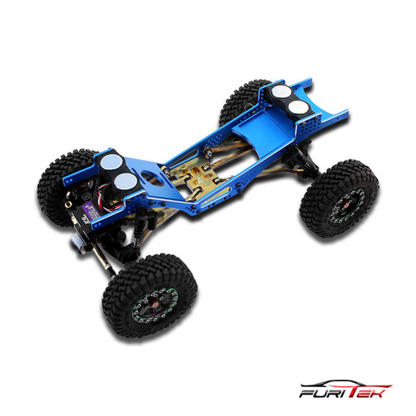 Furitek Grasshopper Frame Kit for SCX24 Gladiator - Blue