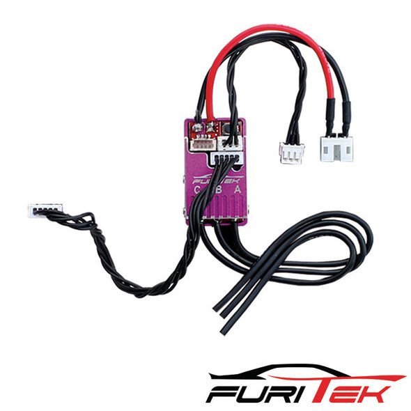 Furitek Cyclos 2S Lipo 20A/40A Brushless ESC for Drift/Race w/Alum Purple Case