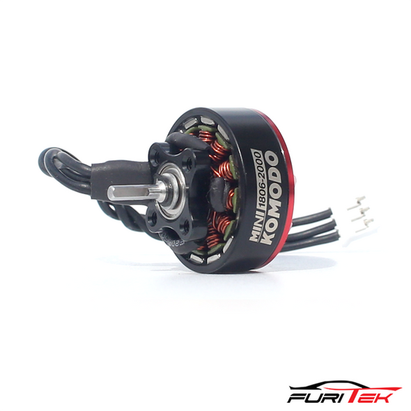 Furitek Mini Komodo 1806-2000Kv Brushless Motor w/ 16T Steel Pinion for SCX24