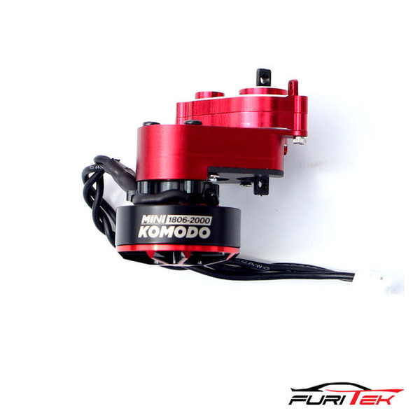 Furitek Mini Stellar Transmission w/ Mini Komodo Brushless Setup for FCX24 & Cayman