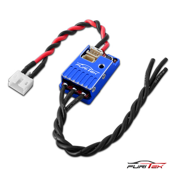 Furitek Momentum V2 2S Lipo 20A/40A Brushless Sensorless ESC for Drift/Race (Aluminum Blue Case)