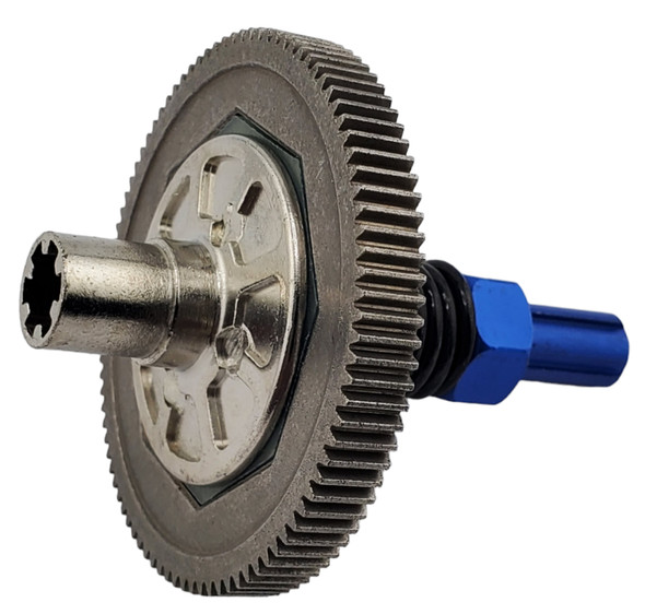 NHX RC Hardened Metal Spur & Pinion Gears Slipper Outdrive for 1/10 Senton Big Rock Granite Vorteks Typhon - Blue