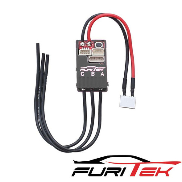 Furitek Cyclos 2S Lipo 20A/40A Brushless Sensored ESC for Drift/Race (Alum Black Case)