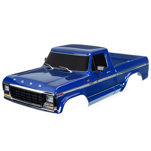 Traxxas 9230-BLUE Painted Decal Applied Ford F-150 (1979) Body Blue for TRX-4