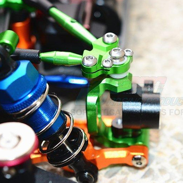 GPM Racing Aluminum Front C Hubs Blue for Traxxas Ford GT 4-Tec 2.0 / 3.0