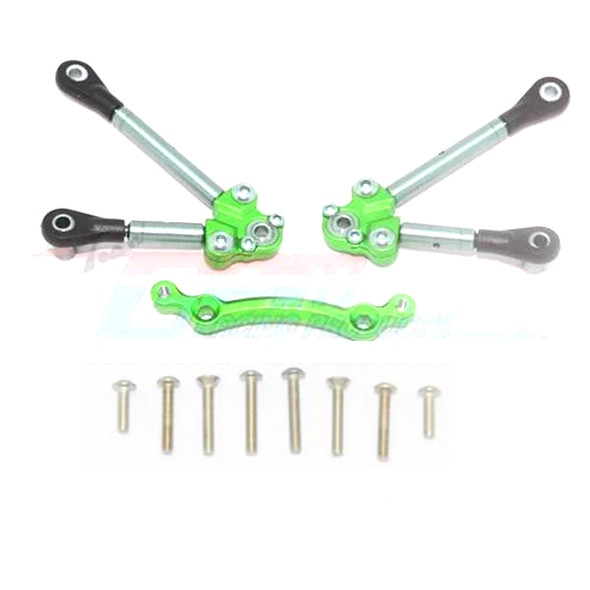 GPM Titanium Front Tie Rods w/Stabilizer for C Hub Green : Ford GT 4-Tec 2.0/3.0