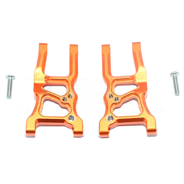 GPM Racing Aluminum Front Suspension Arms Orange for Traxxas Ford GT 4-Tec 2.0