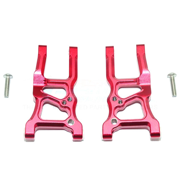 GPM Racing Aluminum Front Suspension Arms Red for Traxxas Ford GT 4-Tec 2.0