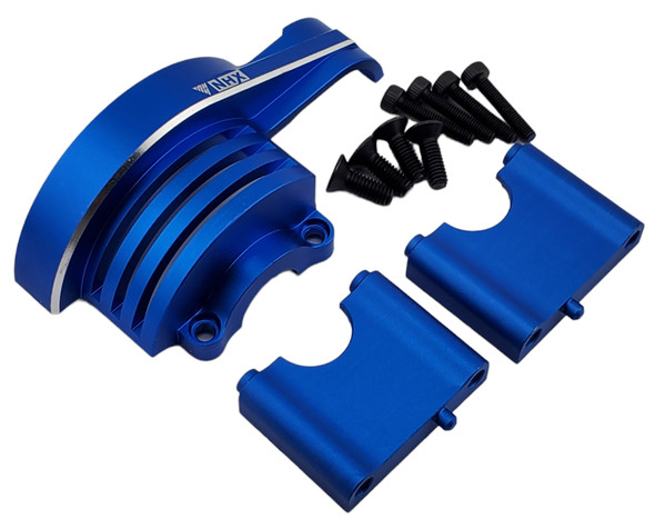 NHX RC Aluminum Main Gear Cover for 1/8 Traxxas Sledge -Blue