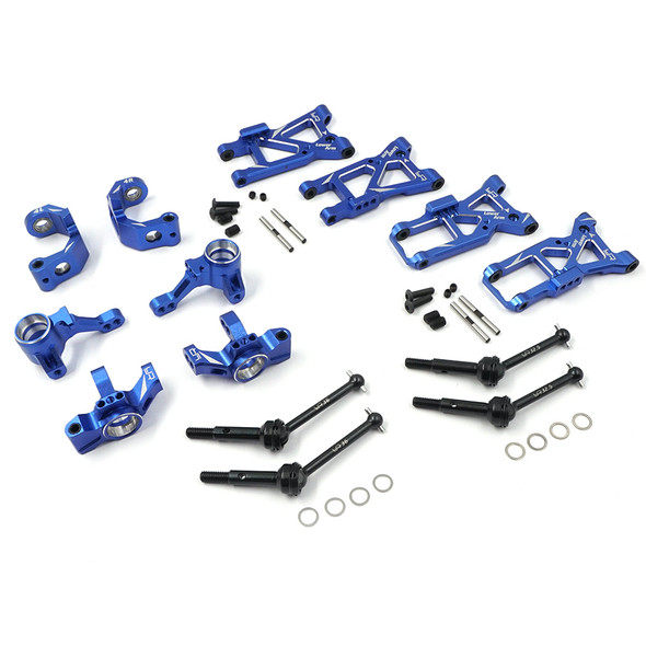 Yeah Racing TEC4-S01DB Aluminum Essential Conversion Kit : Ford GT 4 Tec 2.0 Blue