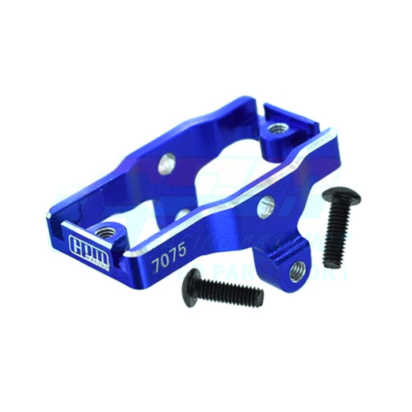 GPM Aluminum 7075-T6 Servo Mount Blue for 1/18 TRX4M Bronco / Defender