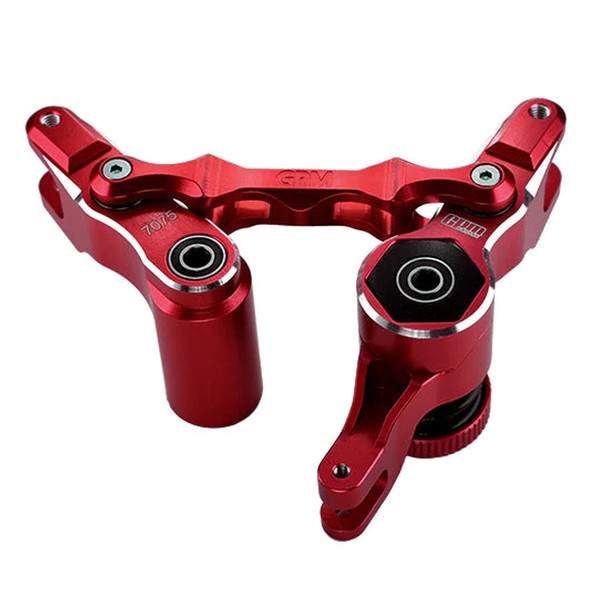 GPM Racing Aluminum 7075-T6 Front Steering Assembly Red for 1/5 XRT