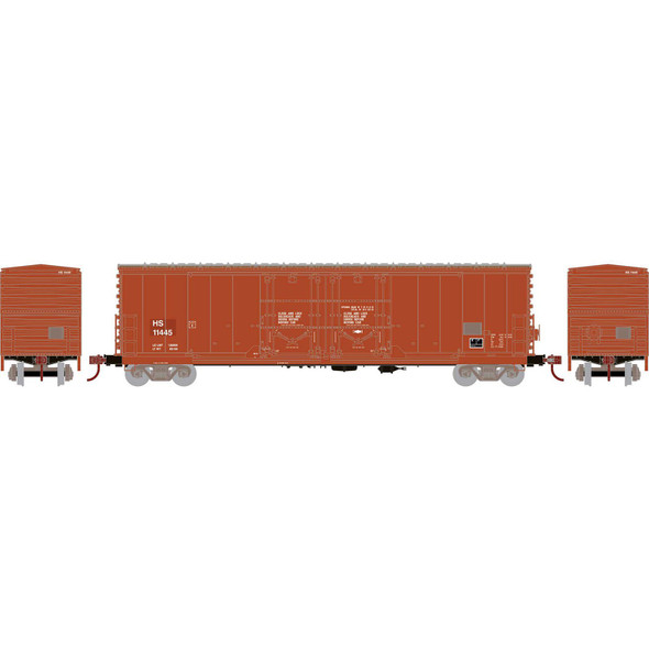 Athearn ATH67948 50' Double-Door Plug Box Car RTR - H&S #11445 HO Scale