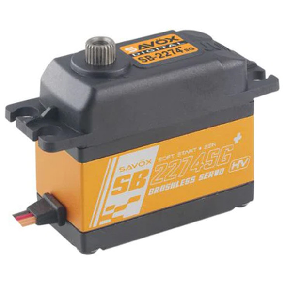 Savox SB2274SGP HV Brushless Digital Servo w/ Soft Start 0.080sec / 347.2oz @ 7.4V