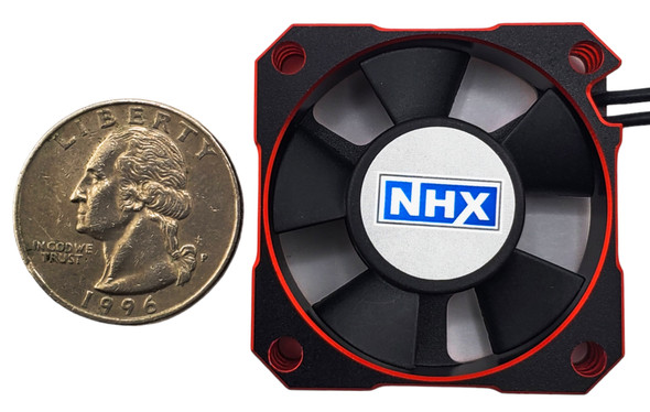 NHX RC 35mm Aluminum Case High Speed 21000 RPM Cooling Fan -Red/Black