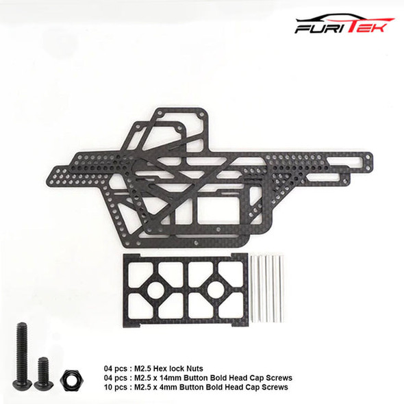 Furitek Rampart Frame Kit Carbon Version for TRX4M