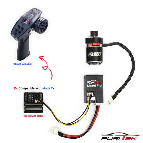 Furitek Stinger Brushless Power System w/ Receiver for FCX24